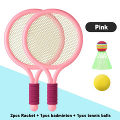 Raqueta Infantil de Bádminton y Tenis – Juego Deportivo 3 a 12 Años