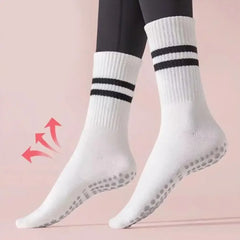 Calcetines Deportivos Antideslizantes | 8 Colores, Algodón Cómodo para Yoga, Pilates y Gimnasio