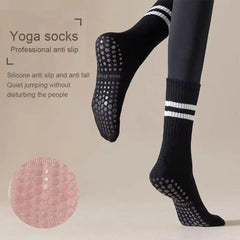 Calcetines Deportivos Antideslizantes | 8 Colores, Algodón Cómodo para Yoga, Pilates y Gimnasio