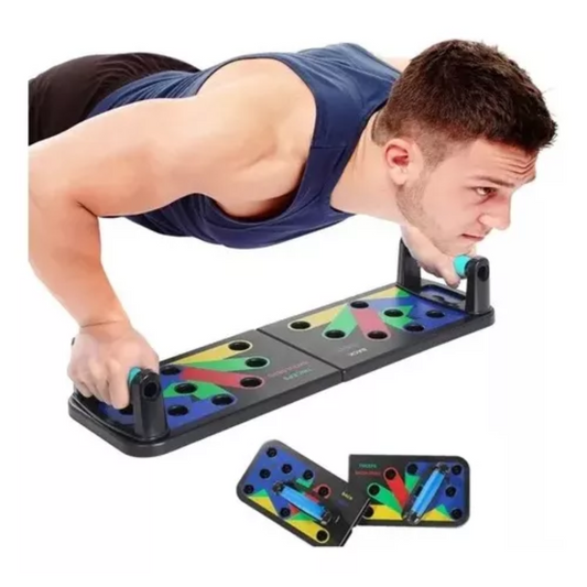Tabla para Flexiones – Equipo de Entrenamiento de Pecho, Brazos y Espalda | Soporte de Push-Up Portátil y Multifuncional
