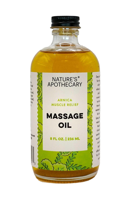 Massage oil with menthol