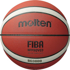 Molten BG3800 Series, Indoor/Outdoor Basketball,Size 7.6 2- Tone Design, Model: BG3800 Basketball